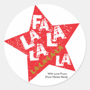 Fa La La Star Studded Label