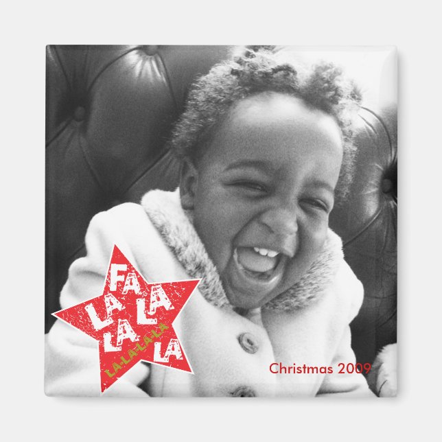 Fa La La Star Studded Magnet (Front)