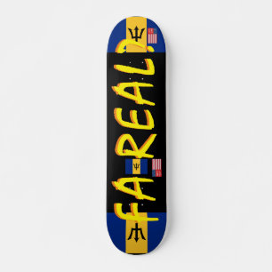FA REAL   JMT BARB 7 3/4" Skateboard Deck