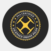 FAA Certified Licensed Drone Pilot - BACK DESIGN