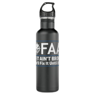 FAA Federal Aviation Authority Shirt Funny Conserv 710 Ml Water Bottle
