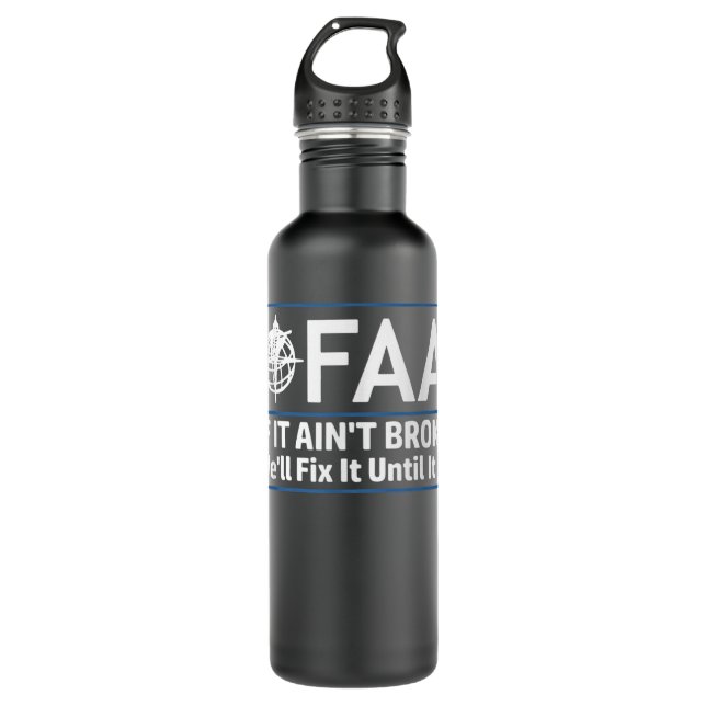 FAA Federal Aviation Authority Shirt Funny Conserv 710 Ml Water Bottle (Front)
