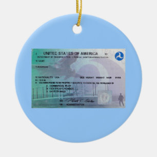 FAA Pilot Ceramic Tree Decoration
