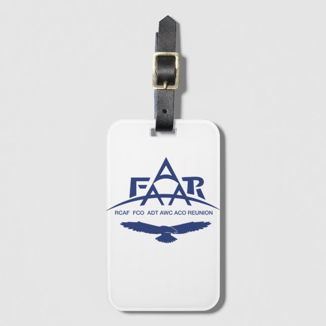 FAAAR Logo on Luggage Tag (Front Vertical)