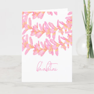 Fa'afetai Thank You Card