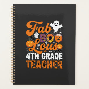 Fab-BOO-Lous 4th Grade Teacher Halloween Planner