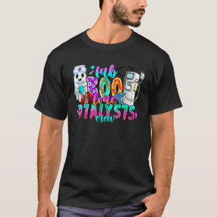 Fab Boo Lous Dialysis Crew Ghost Nurses Halloween T-Shirt