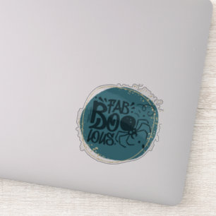 Fab...Boo...Lous...Fun Halloween quote Sticker