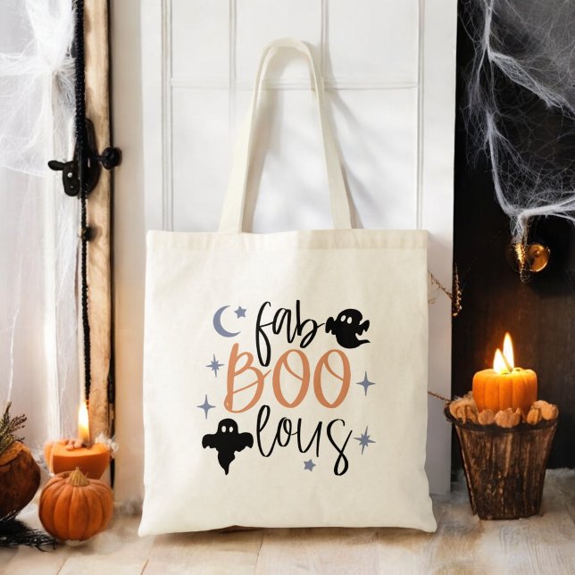 fab Boo lous Funny Ghost Womens Halloween Tote Bag (Creator Uploaded)