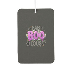 Fab Boo Lous Halloween Ghost Design_1 Car Air Freshener