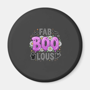 Fab Boo Lous Halloween Ghost Design_1 Magnet