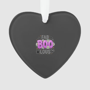 Fab Boo Lous Halloween Ghost Design_1 Ornament