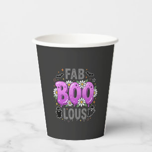 Fab Boo Lous Halloween Ghost Design_1 Paper Cups
