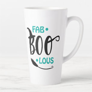 Fab-Boo-Lous Halloween Witch Broomstick Latte Mug