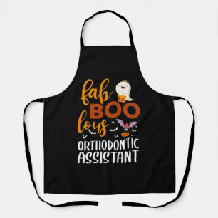 Fab Boo Lous Orthodontic Assistant Halloween Apron