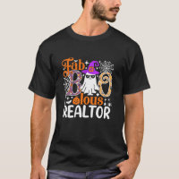Fab Boo Lous Realtor Funny Halloween Costume T Shi