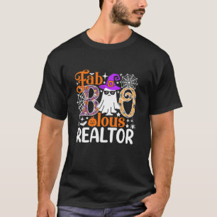 Fab Boo Lous Realtor Funny Halloween Costume T Shi T-Shirt