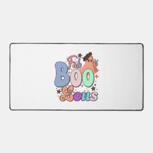 Fab Boo Lous Retro Cute Halloween T Desk Mat
