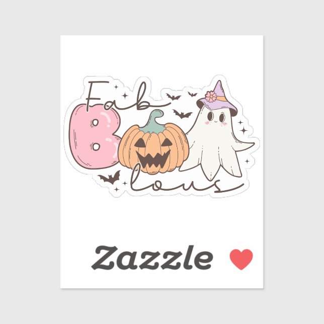Fab-boo-lous Retro Groovy Halloween (Sheet)