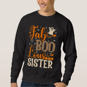 Fab Boo Lous Sister Family Matching Halloween Sist Sweatshirt