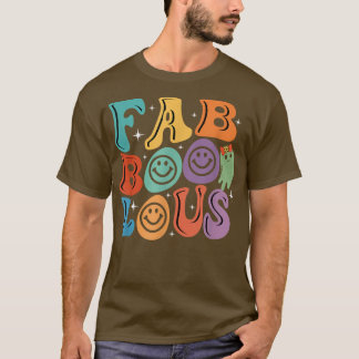 Fab Boo Lous Tee Retro Women Halloween Ghost