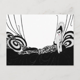 Fab Fashion Plate ~ Postcard / Invitation