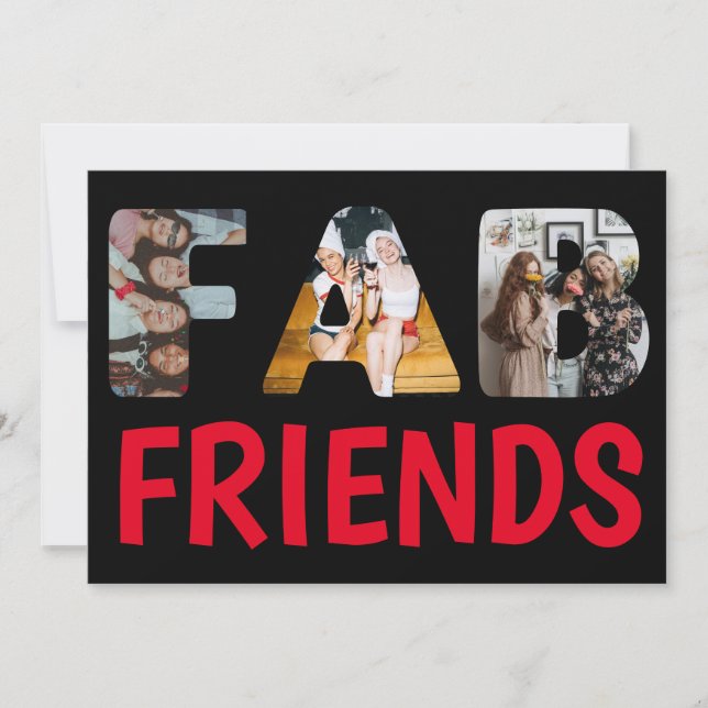 Fab Friends Girl's Gang REUNION 3 Photo Card (Front)