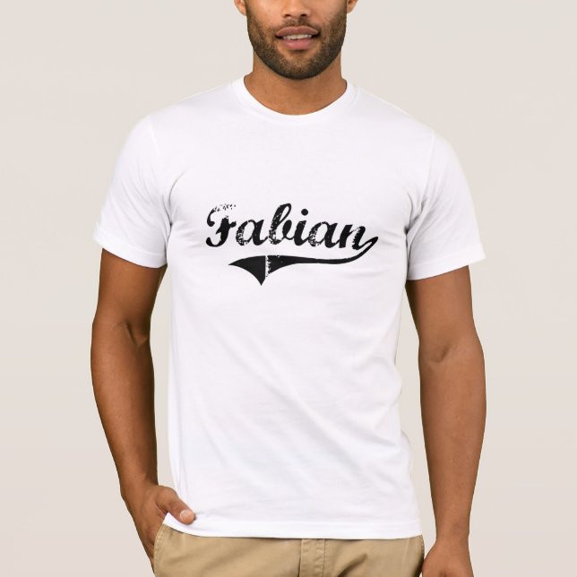 Fabian Classic Style Name T-Shirt (Front)