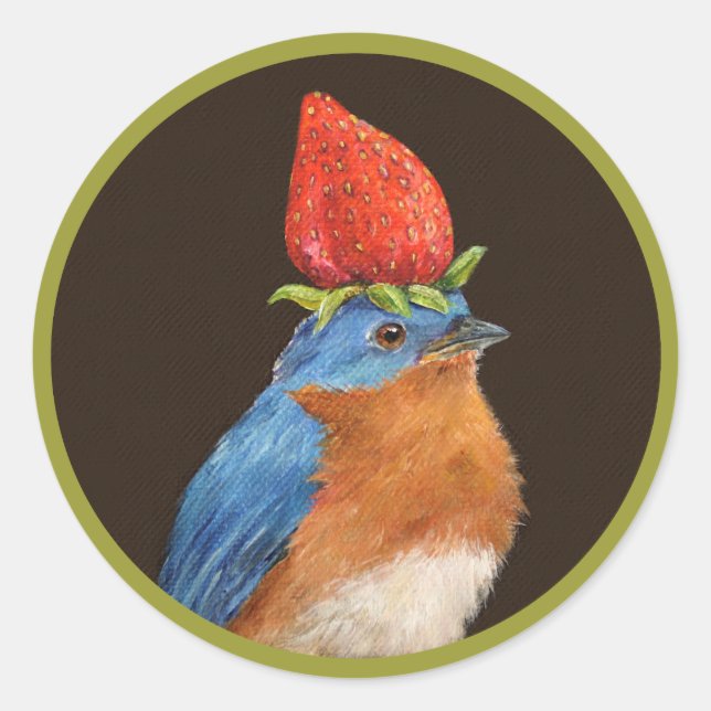 Fabian the bluebird stickers (Front)