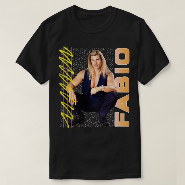 Fabio 90s Aesthetic T-Shirt (Design Front)