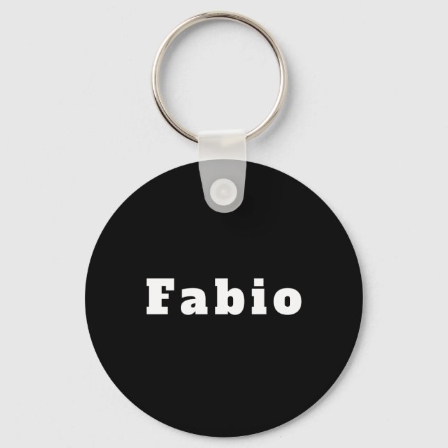 Fabio Key Ring (Front)
