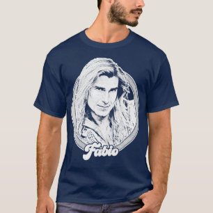 Fabio Lanzoni Retro Style Fan Design T-Shirt