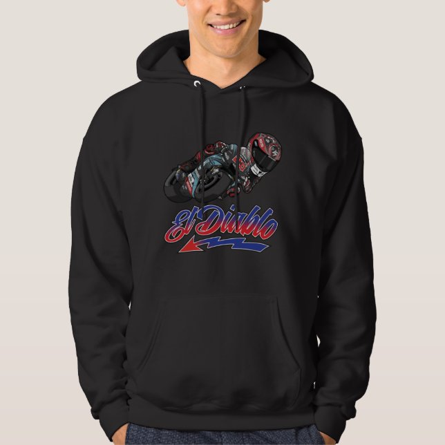 Fabio Quartararo El Diablo T-Shirt Hoodie (Front)