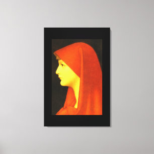 Fabiola', Jean Jacques Henner_Portraits Canvas Print