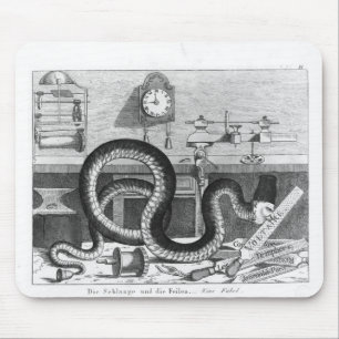 Fable of the Snake and the Files Mouse Mat