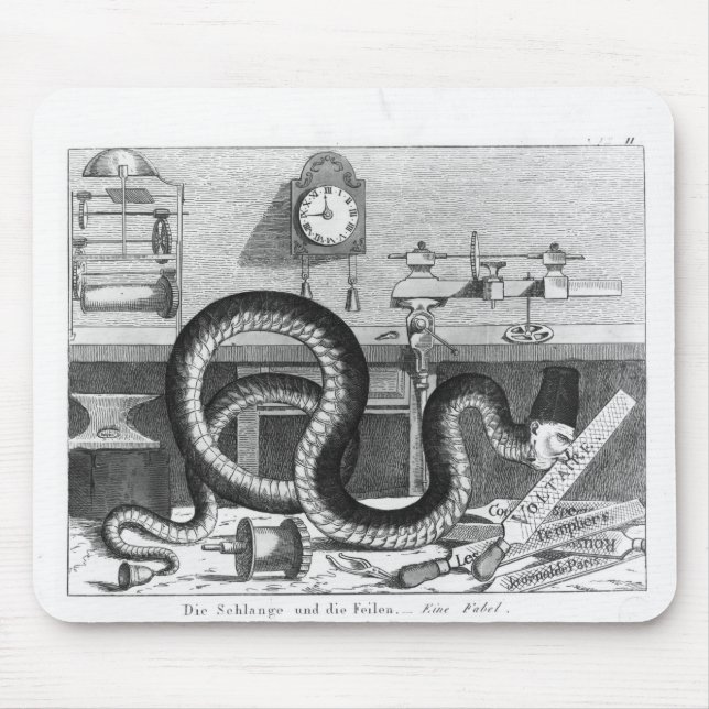 Fable of the Snake and the Files Mouse Mat (Front)