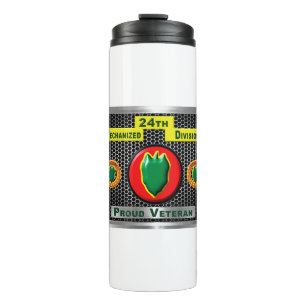 Fabled 24th Mechanised Infantry Division Thermal Tumbler