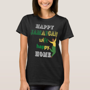 Fabolous Jamaican happy home idea Jamaican flag T-Shirt