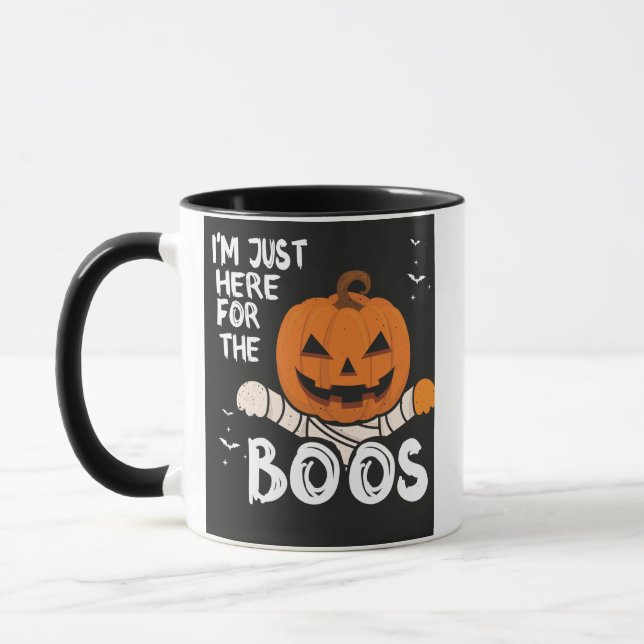 "FaBOOlous Big Sister Halloween Mug – Cute Sibling (Left)