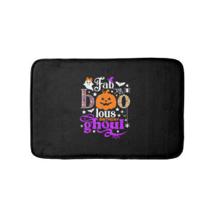 Faboolous Birthday Ghoul Shirt Funny Boo Pumpkin H Bath Mat