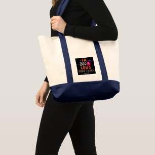 Faboolous Crew Coach Halloween Party Ghost Funny Tote Bag
