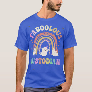 FABOOLOUS CUSTODIAN Costume This Is My Spooky Vibe T-Shirt