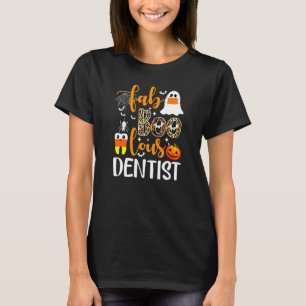 Faboolous Dentist Leopard Boo Dental Hygienist Hal T-Shirt