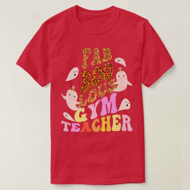 Faboolous GYM TEACHER Costume This Is My Spooky 32 T-Shirt (Design Front)