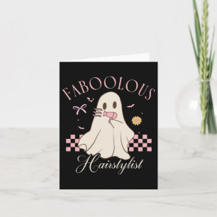 Faboolous Hairstylist Coquette Cosmetologist Ghost Card