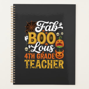 Faboolous Halloween 4th Grade Teacher Planner