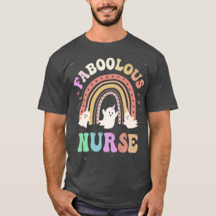 FABOOLOUS NURSE Costume This Is My Spooky Vibes Pr T-Shirt