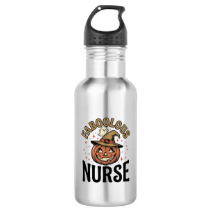 Faboolous Nurse Halloween Pumpkin Vintage Shirt De 532 Ml Water Bottle