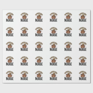 Faboolous Nurse Halloween Pumpkin Vintage Shirt De Wrapping Paper