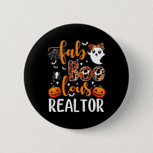 Faboolous Realtor Halloween Realtor Real Estate Ag 6 Cm Round Badge